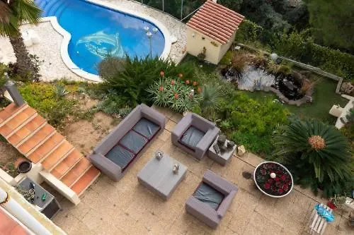 Lloret De Mar -Villa Sleeps 9 With Pool , Seaview, Wifi, Streamingservices